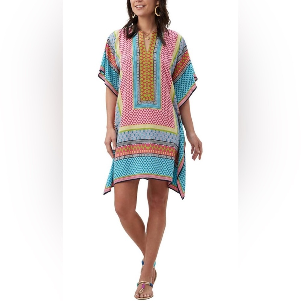 *NWT* Trina Turk Theodora Silk Printed Caftan